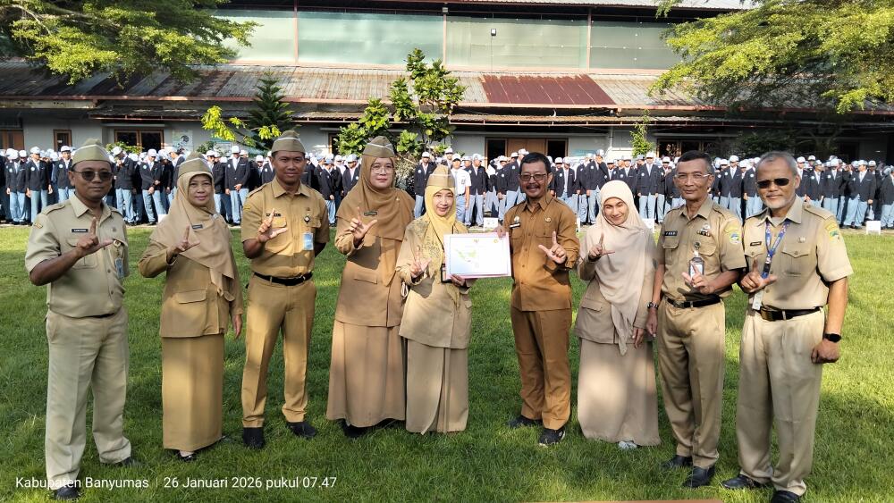 Pustaka Cendekia SMA Negeri 1 Banyumas Raih Akreditasi A pada 2026