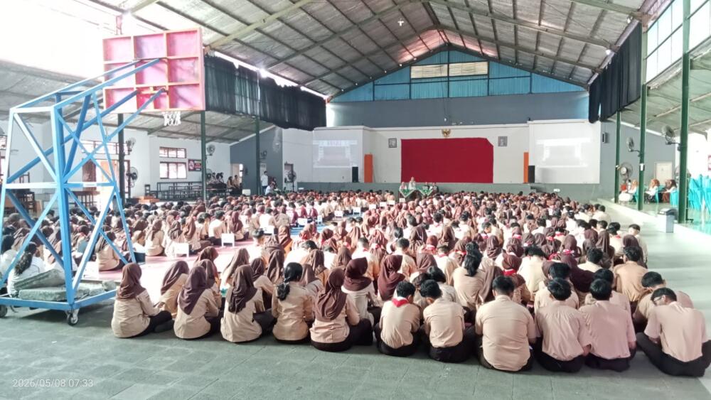 Utusan Bank Indonesia Sosialisasikan Pentingnya Jaga Rupiah di SMA Negeri 1 Banyumas