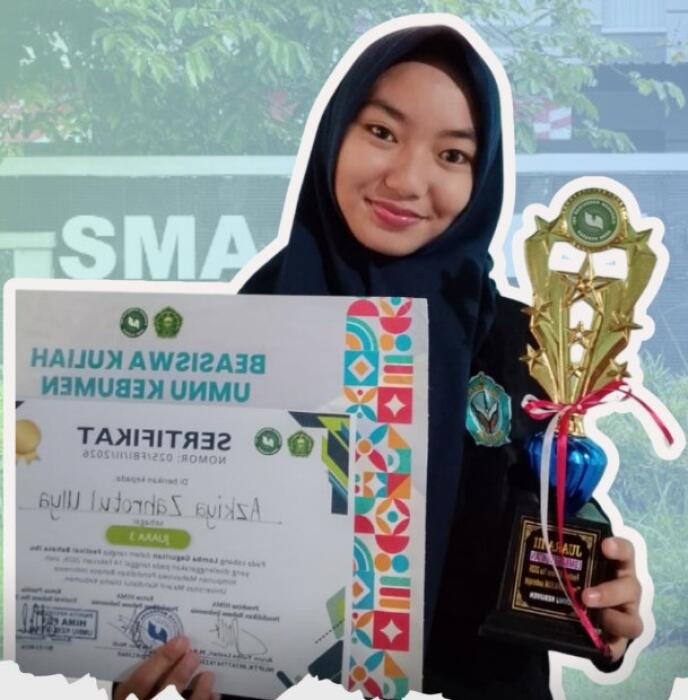 Azkiya Peroleh Juara 3 Geguritan di UMNU Kebumen Tahun 2026