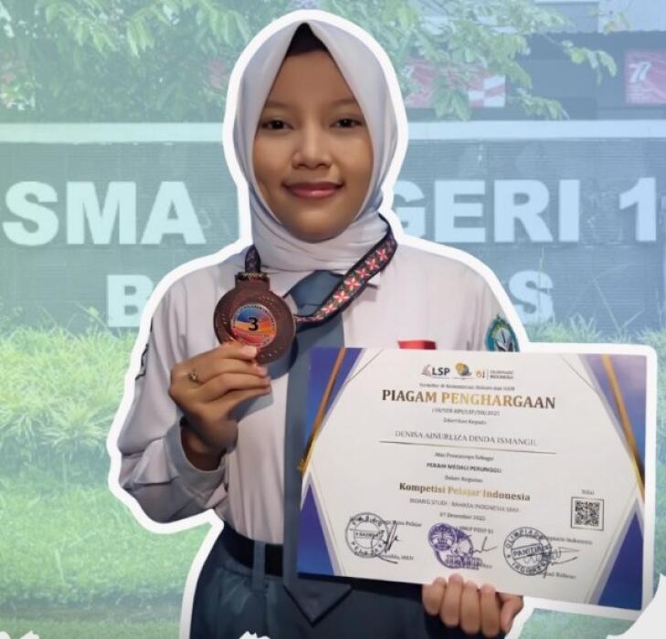 Denisa Raih Perunggu pada Olimpiade Bahasa Indonesia 2026