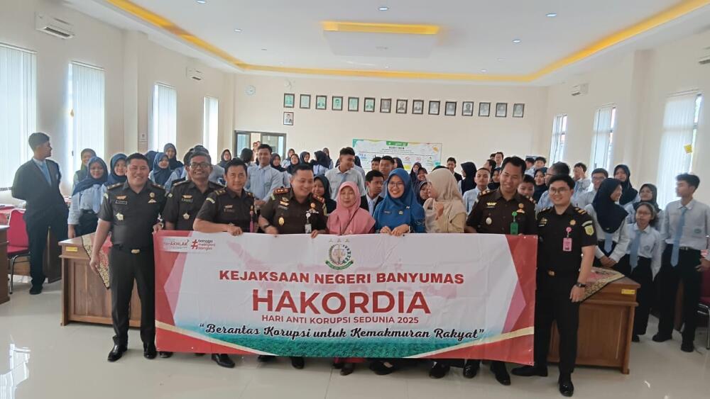 Kejaksaan Negeri Banyumas Peringati HAKORDIA di SMABA